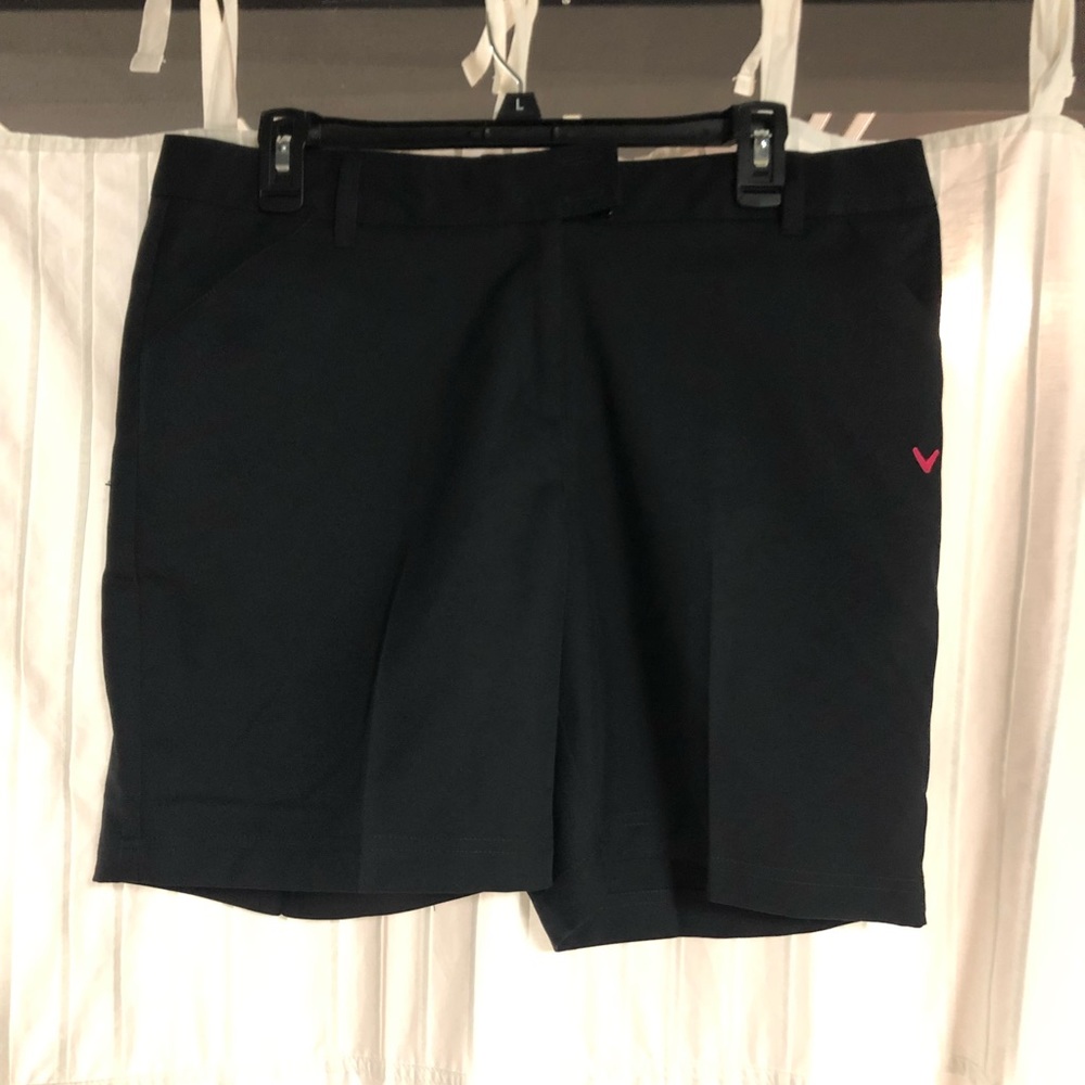 Black Callaway golf shorts